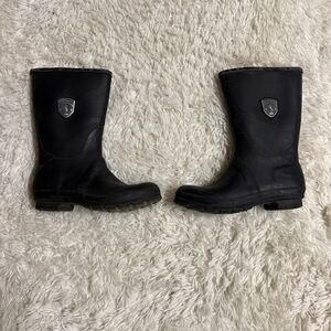 Women’s Size 8 Black Kamik Rubber Muck Rain Boots